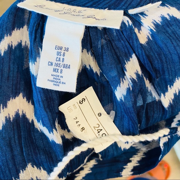 Chevron Print Tunic Beach Coverup NWT US 8 - Picture 7 of 7